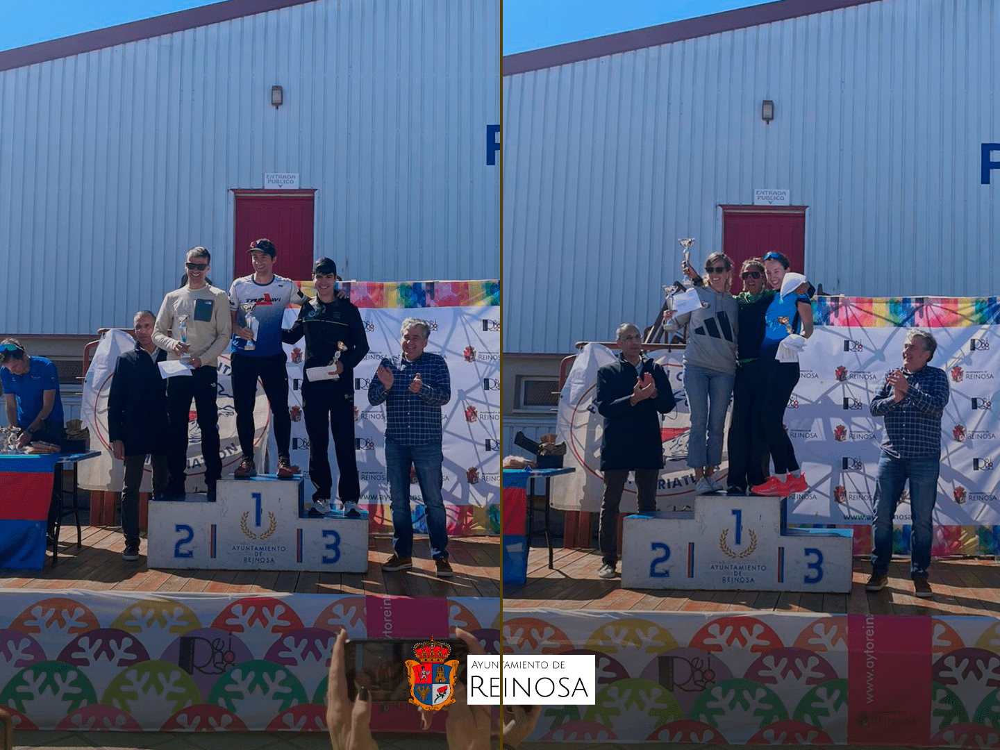 Javier Alonso Romayor e Inmaculada Pereiro González se imponen en el Duatlón de Reinosa