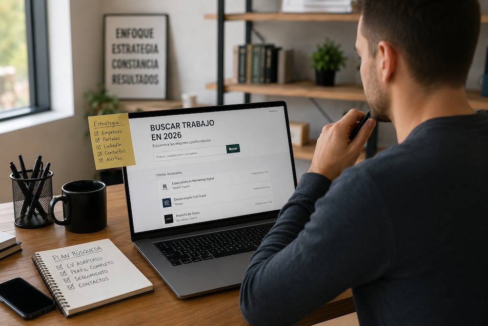 Búsqueda de empleo online en 2026: dónde publican realmente las vacantes los empleadores